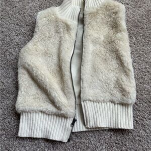 GAP Kids Cream Fleece Vest